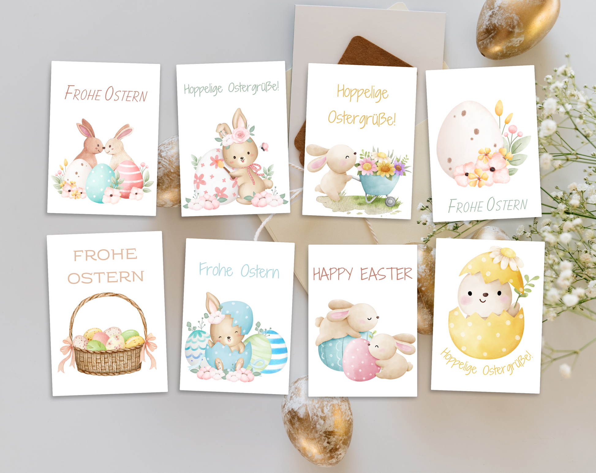 Postkarten Ostergrüße - Endlessgifts