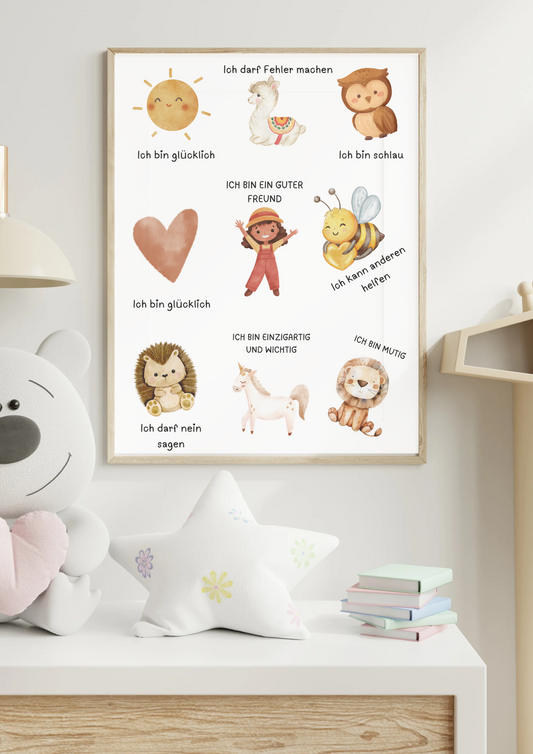 Poster Affirmationen DinA4 - Endlessgifts