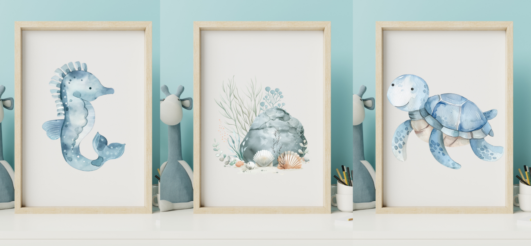 Poster "Under the Sea" DINA5 - Endlessgifts