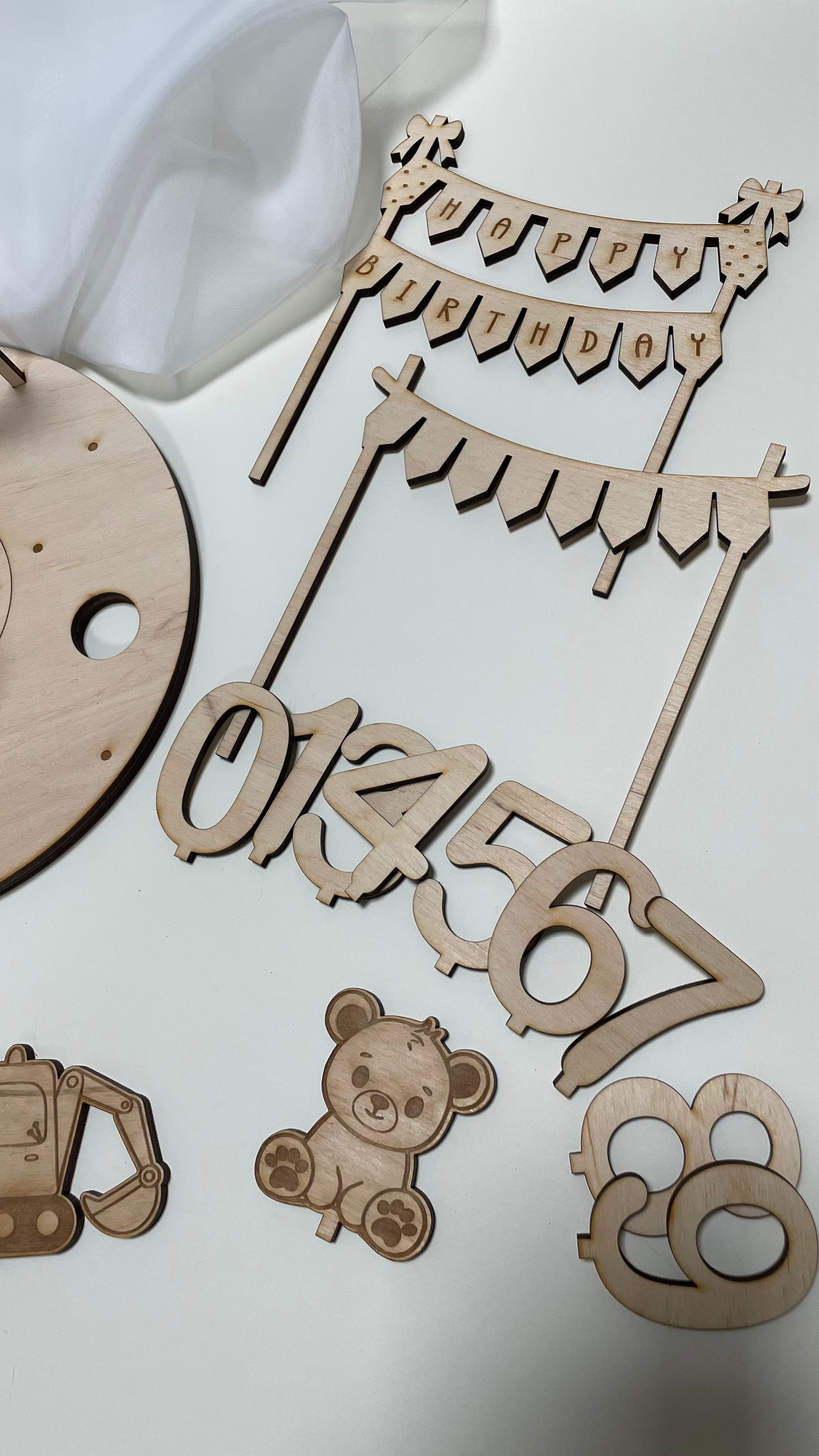 Geburtstagsteller Holz - Endlessgifts