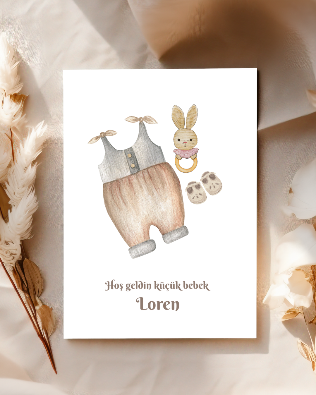 Postkarte Welcome Baby - Endlessgifts