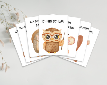 Affirmationskarten Tiere