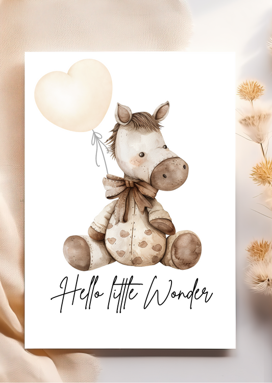 Postkarte Hello little Wonder - Endlessgifts